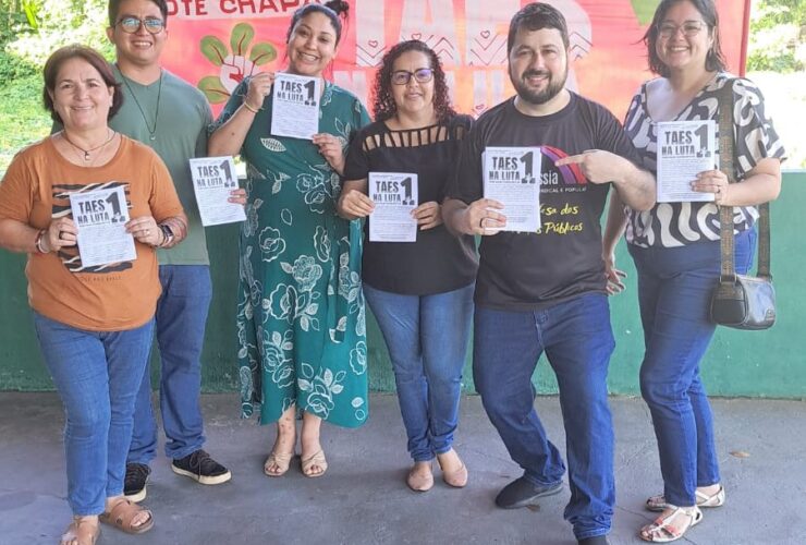 Membros da Chapa 1 na eleição do SINDTIFES-PA