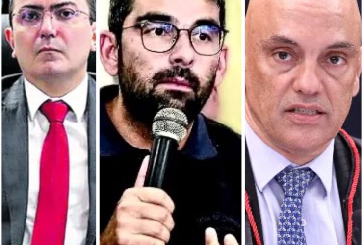 Alexandre Tourinho, Daniel Santos e Alexandre de Moraes