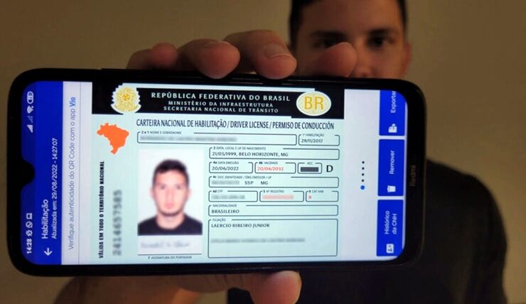 Aplicativo CNH Digital.