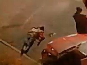 Homem caído ao chão sem vida