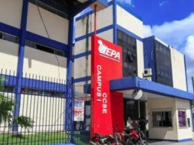 Imagem da fachada da UEPA, em Belém