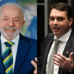 Lula e Flávio Bolsonaro