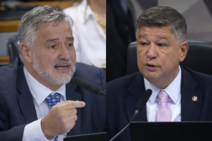 Deputado Paulo Pimenta e senador Carlos Viana.