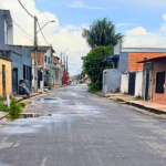 Rua do conjunto Parque Verde em Belém