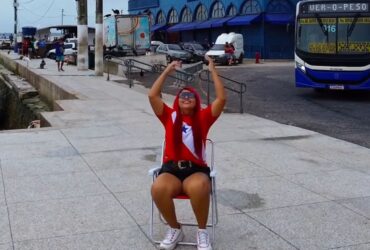 Dj Méury faz vídeo no Ver-o-Peso.