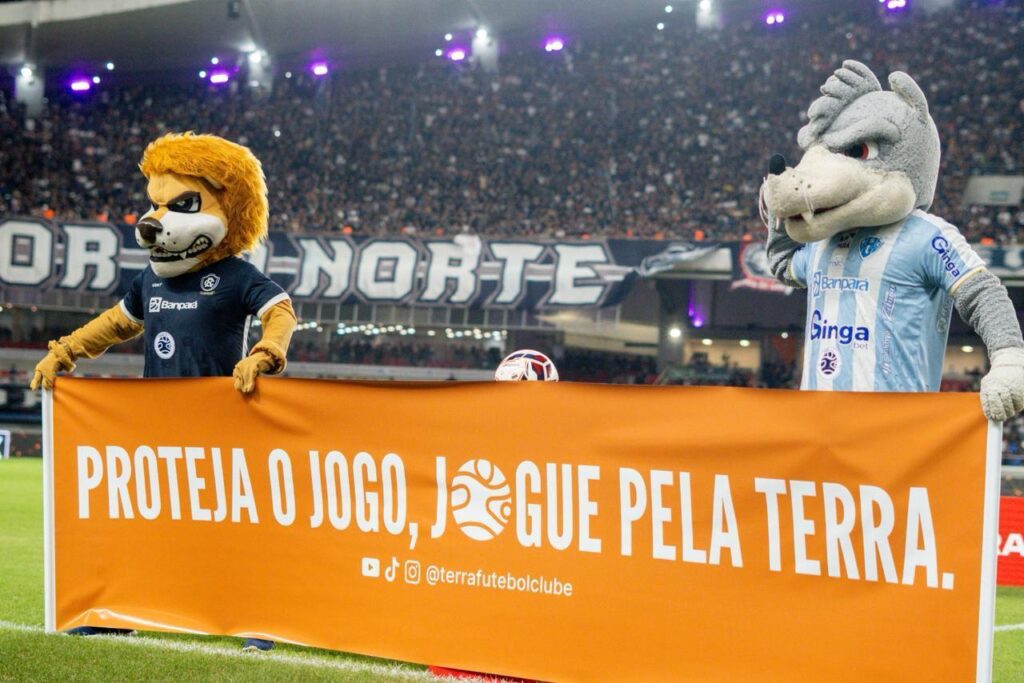 Mascotes de Remo e Paysandu se unem à iniciativa.