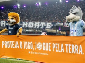 Mascotes de Remo e Paysandu se unem à iniciativa.