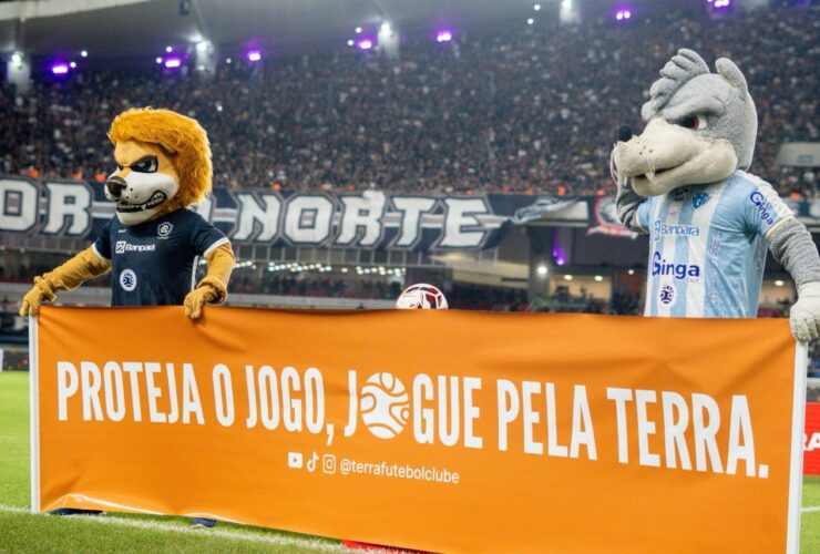 Mascotes de Remo e Paysandu se unem à iniciativa.