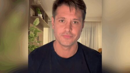 Dado Dolabella em vídeo publicado nas redes sociais.