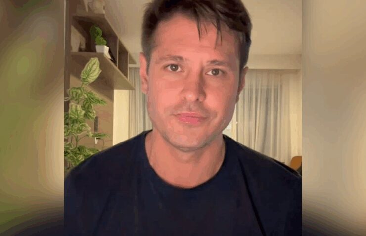 Dado Dolabella em vídeo publicado nas redes sociais.