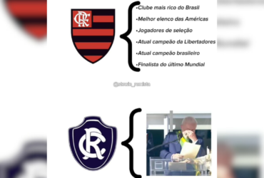 Memes de Remo e Flamengo
