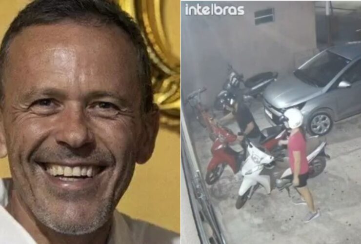 Assassinato foi registrado por câmeras de segurança.