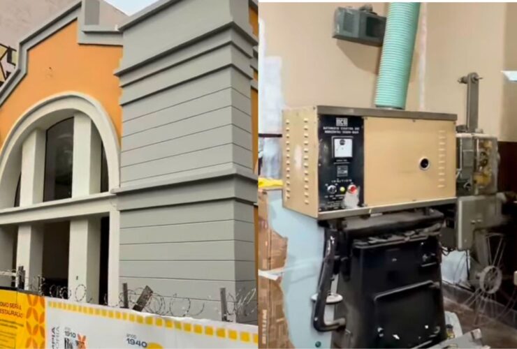 Vídeo mostra os bastidores da obra.