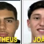 Foto dos jovens que se entregaram a polícia nesta terça