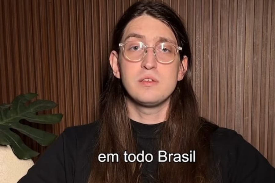 Imagem de um trecho do vídeo do influenciador Felca sobre a nova lei "ECA Digital"