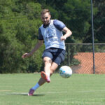 Gabriel Poveda já treinando com o Clube do Remo