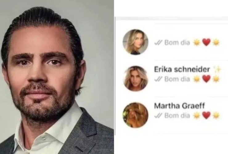 Print das mensagens da Daniel Vorcaro com outras três mulheres