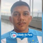 Torcedor do Paysandu entrevistado pela equipe da TVC Pará/Estado do Pará Online no Mangueirão