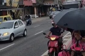 Flagra de irregularidade na João Paulo II, em Belém