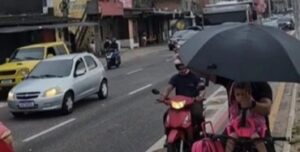 Flagra de irregularidade na João Paulo II, em Belém