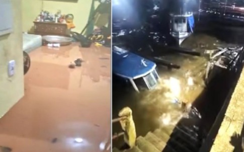 Alagamentos em Óbidos, no Pará