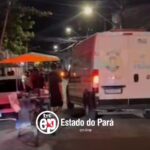 Cena de crime no bairro da Pedreira, em Belém