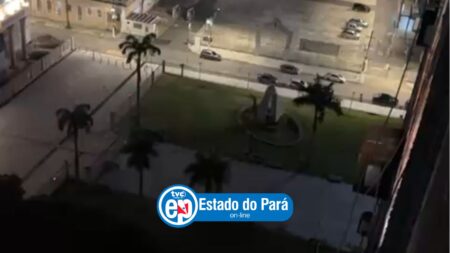 Praça da Basílica chega ao 4º dia sem iluminação em Belém