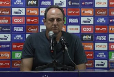 Rogério Ceni em entrevista coletiva no Mangueirão