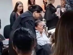 Momento de emoção após absolvição da mãe