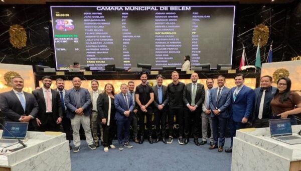 Marcelo Rangel e Klaus recebem título de Cidadão de Belém; goleiro ganha o Brasão D’Armas