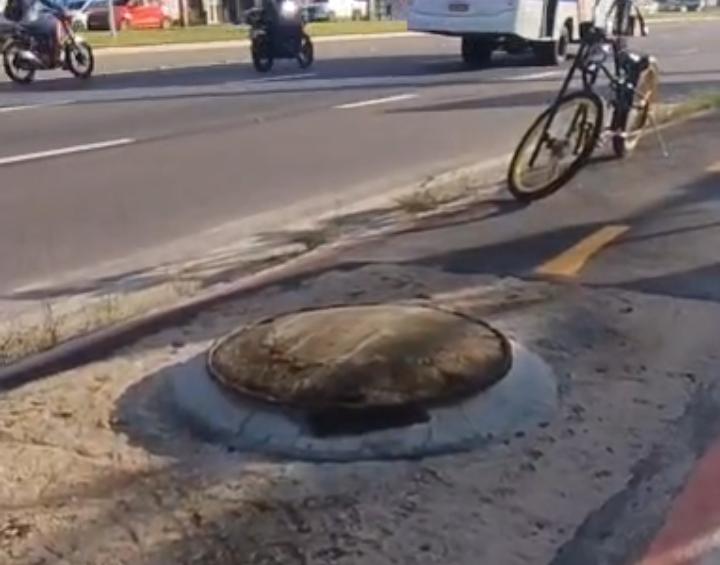 Elevação na BR-316, em Ananindeua