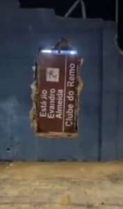 Remo se pronuncia após vídeo de placa improvisada no Baenão viralizar
