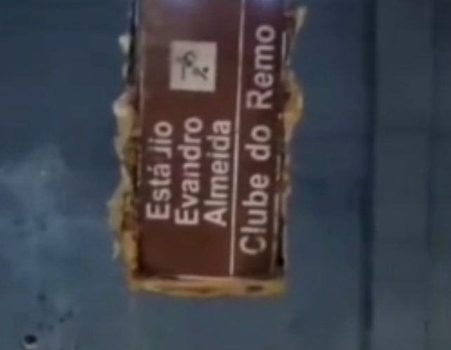 Remo se pronuncia após vídeo de placa improvisada no Baenão viralizar