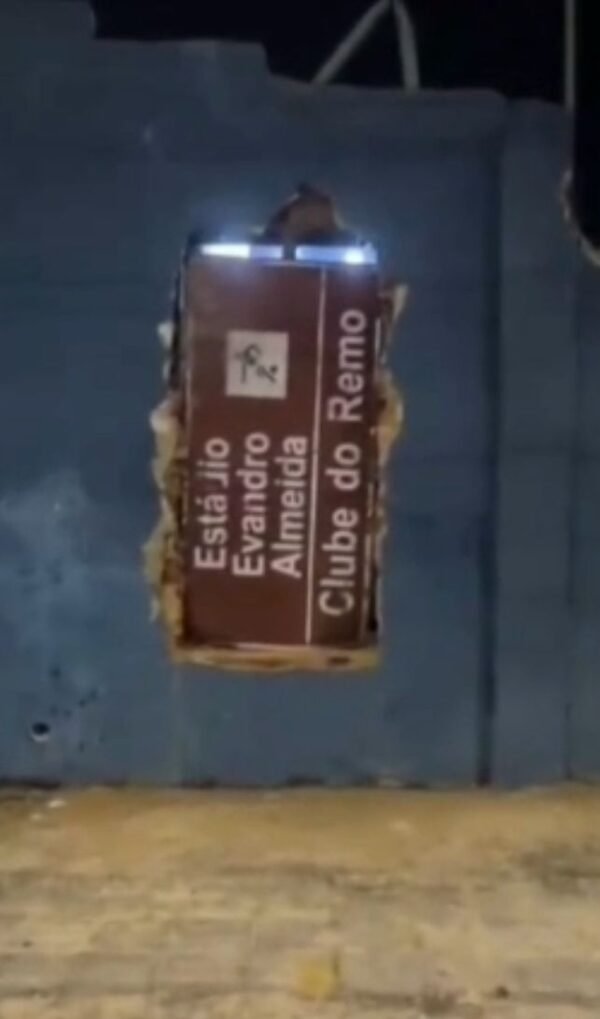 Remo se pronuncia após vídeo de placa improvisada no Baenão viralizar