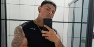 Pedro do Nascimento Santana Júnior, suspeito de espancar a companheira em Tomé-Açu,