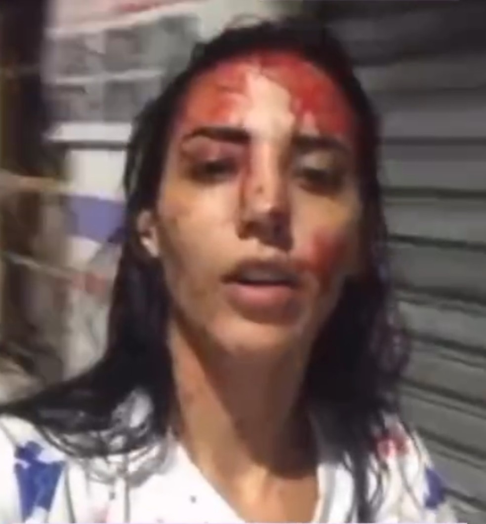 Em vídeo nas redes sociais, suspeita desabafou sobre agressões anteriores antes de ser detida pela PM.