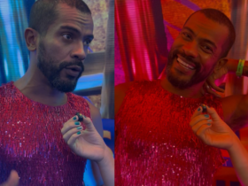 Samuel de Assis dando entrevista