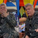 Milton cunha dando entrevista