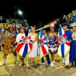 Integrantes da Escola de Samba Império Pedreirense.