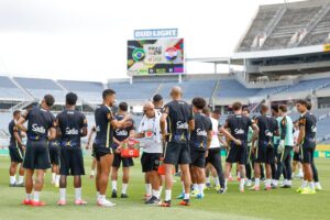 No Camping World Stadium, palco de Brasil x Croácia, Seleção finalizou a preparação para o amistoso.
