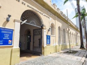 Fachada da casa das artes em Belém