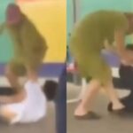 Agressão foi registrada em vídeo que viralizou nas redes sociais.