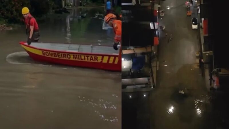 Belém vem sendo atingida por fortes chuvas desde o final de semana.