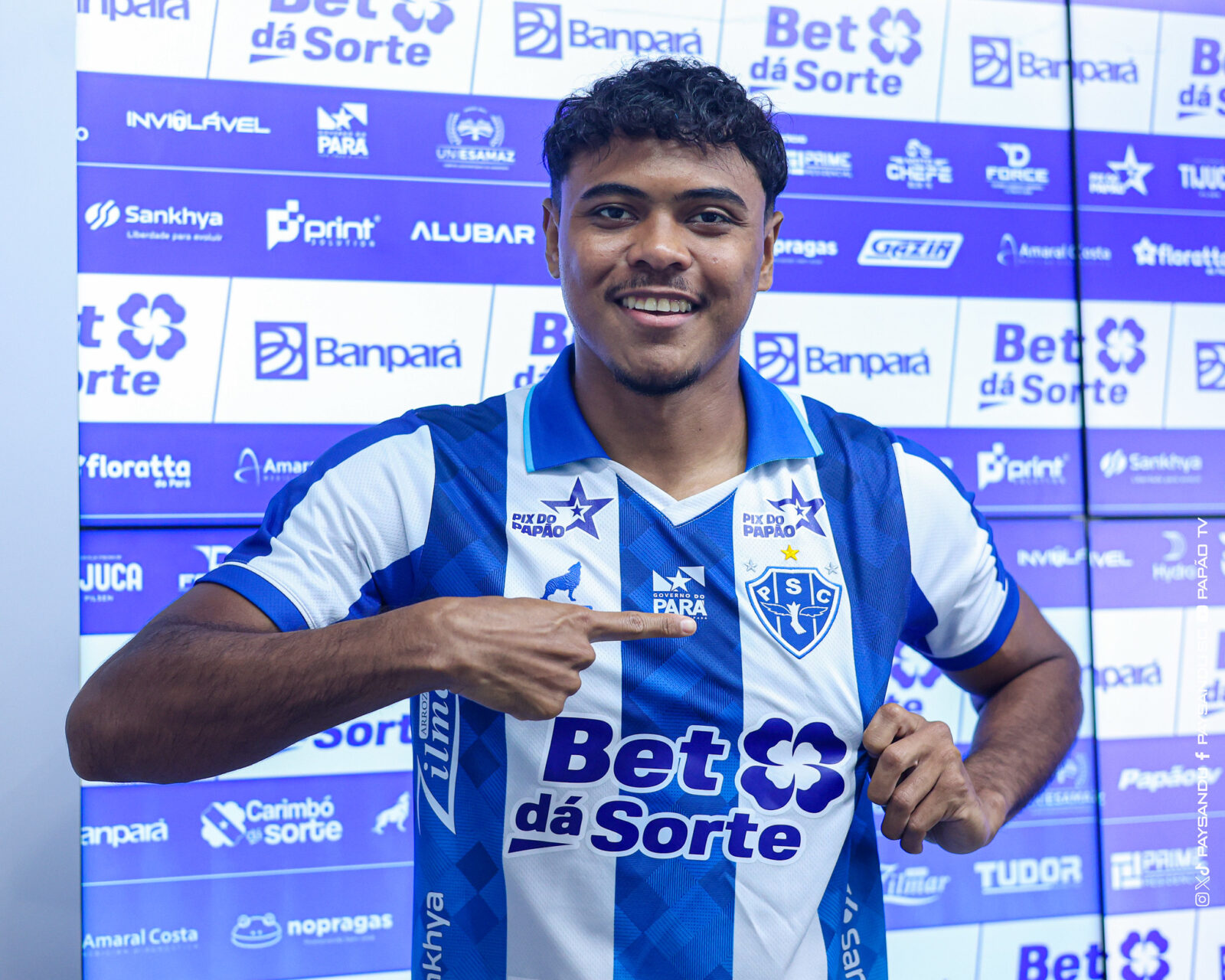 Tiago Índio cita sonho e projeta estreia no Paysandu: "Honrar essas cores e a torcida bicolor"