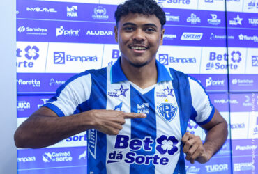Tiago Índio cita sonho e projeta estreia no Paysandu: "Honrar essas cores e a torcida bicolor"