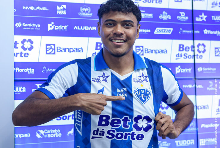 Tiago Índio cita sonho e projeta estreia no Paysandu: "Honrar essas cores e a torcida bicolor"