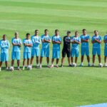 Time do Paysandu em último treino antes do embarque para Macapá-AP.