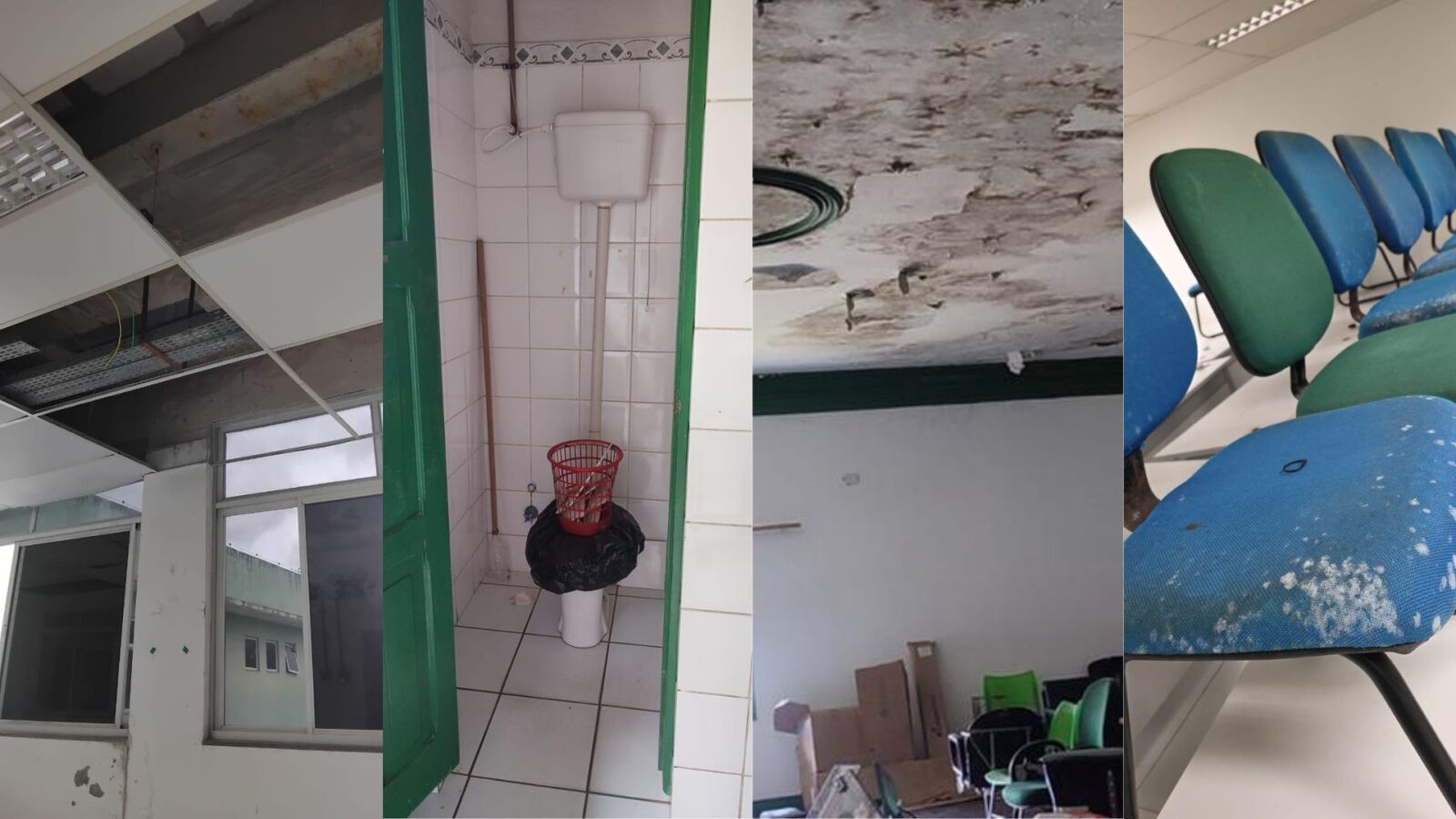 Alunos cobram melhorias na estrutura da Universidade.