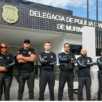 Imagem da operação da Polícia Civil.