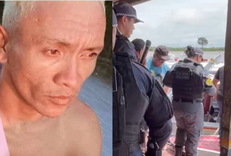 Polícia realiza buscas por Lucas da Silva, de 35 anos, suspeito de cometer o crime.